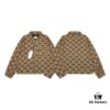 Gucci GUCCI 24FW Double G Jacquard Lapel Long-Sleeve Shirt Jacket