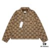 Gucci GUCCI 24FW Double G Jacquard Lapel Long-Sleeve Shirt Jacket
