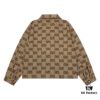 Gucci GUCCI 24FW Double G Jacquard Lapel Long-Sleeve Shirt Jacket