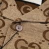 Gucci GUCCI 24FW Double G Jacquard Lapel Long-Sleeve Shirt Jacket