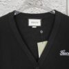 24 Autumn Bestselling GUCCI Black Ribbed Knit Button-Up Cardigan, Unisex High-End Wool Blend, Premium Quality, Smooth and Soft Fabric, Perfect Fit, Fashionable and Stylish Design