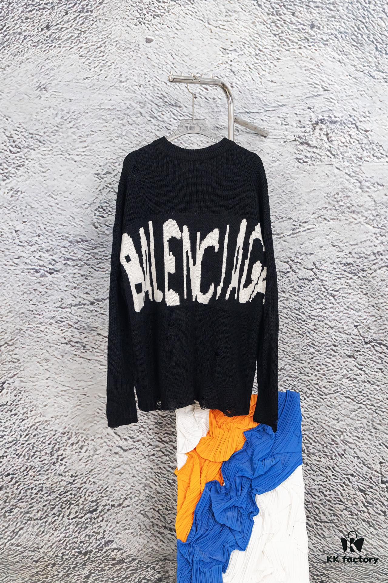 Gucci x Balenciaga Aria Collection Streetwear Style Knitwear with Graffiti Design - 2022 Winter Fashion Trend
