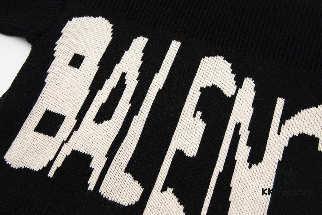 Gucci x Balenciaga Aria Collection Streetwear Style Graffiti Knit Sweater