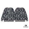 GUCCI Wool-Blend Knit Polo Collar Cardigan with Double G Logo