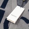 GUCCI Wool-Blend Knit Polo Collar Cardigan with Double G Logo