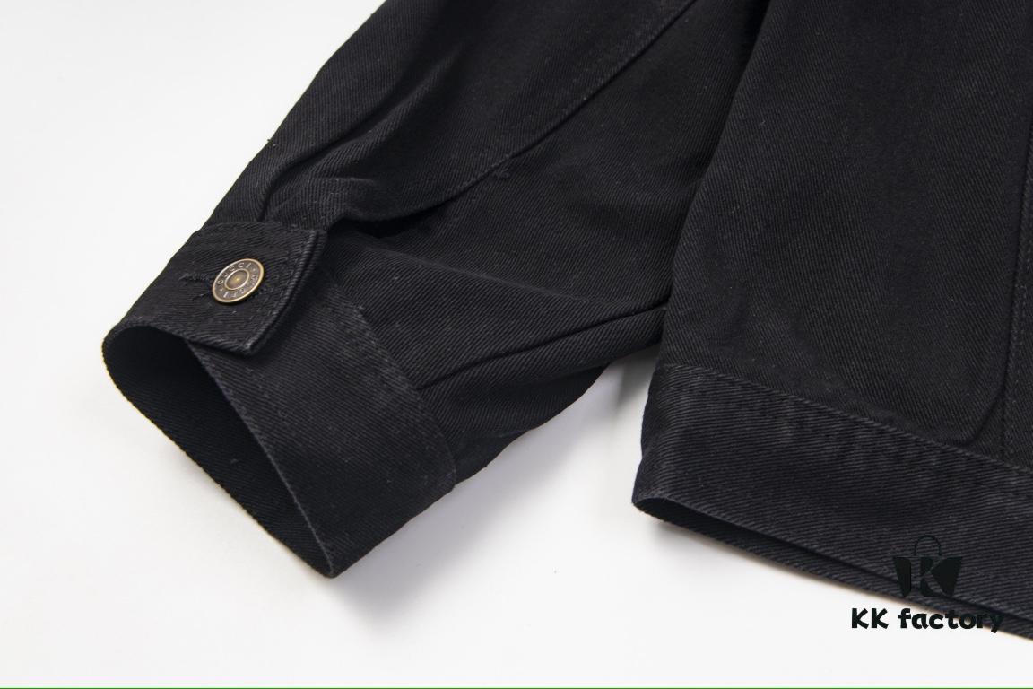 GUCCI Embroidered Denim Jacket Unisex Style Y049