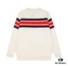 GUCCI Crew Neck Jacquard Knitwear Unisex Sweater High-Density Wool Blend Soft Skin-Friendly Fit