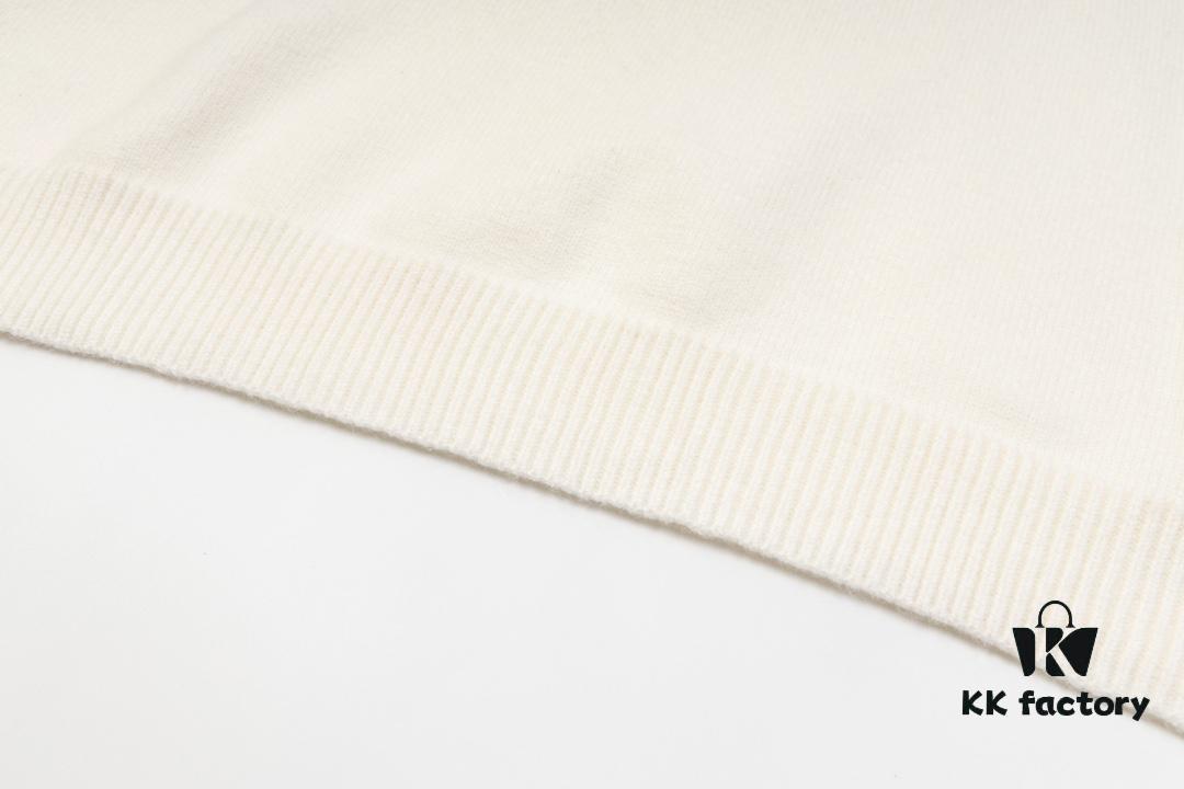 GUCCI Crew Neck Jacquard Knitwear Unisex Sweater High-Density Wool Blend Soft Skin-Friendly Fit