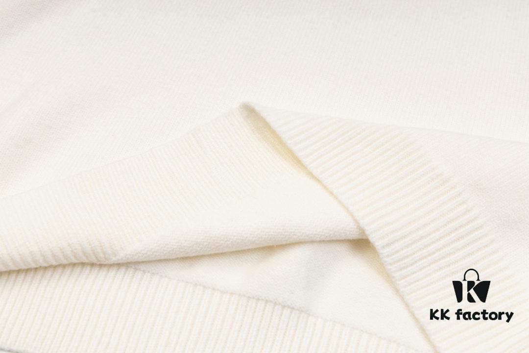 GUCCI Crew Neck Jacquard Knitwear Unisex Sweater High-Density Wool Blend Soft Skin-Friendly Fit