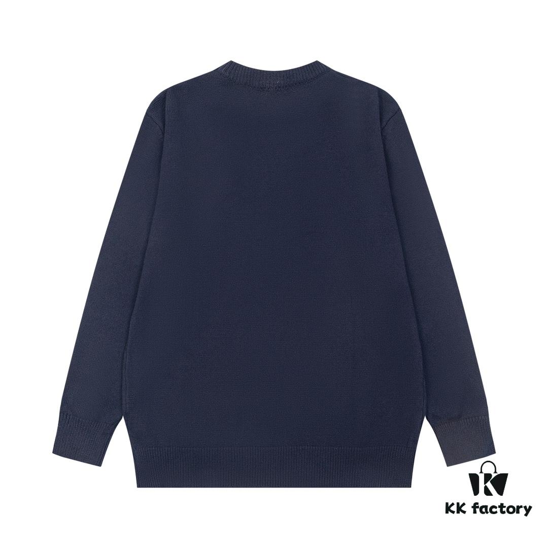 GUCCI Cropped Jacquard Knit Turtleneck Sweater, Autumn/Winter Must-Have, High-Density Wool Blend, Premium Craftsmanship, Perfect Fit, Full Set Accessories Included