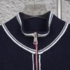 GUCCI Color-Block Knit Zip-Up Jacket with Quilted Design, High-Density Wool Blend, Unisex Style, Premium Craftsmanship