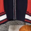 GUCCI Color-Block Knit Zip-Up Jacket with Quilted Design, High-Density Wool Blend, Unisex Style, Premium Craftsmanship