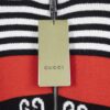 GUCCI Color-Block Ribbed Knit Zip-Up Cardigan, Unisex Design, High-Density Wool Blend, Smooth and Soft Fabric, Premium Craftsmanship