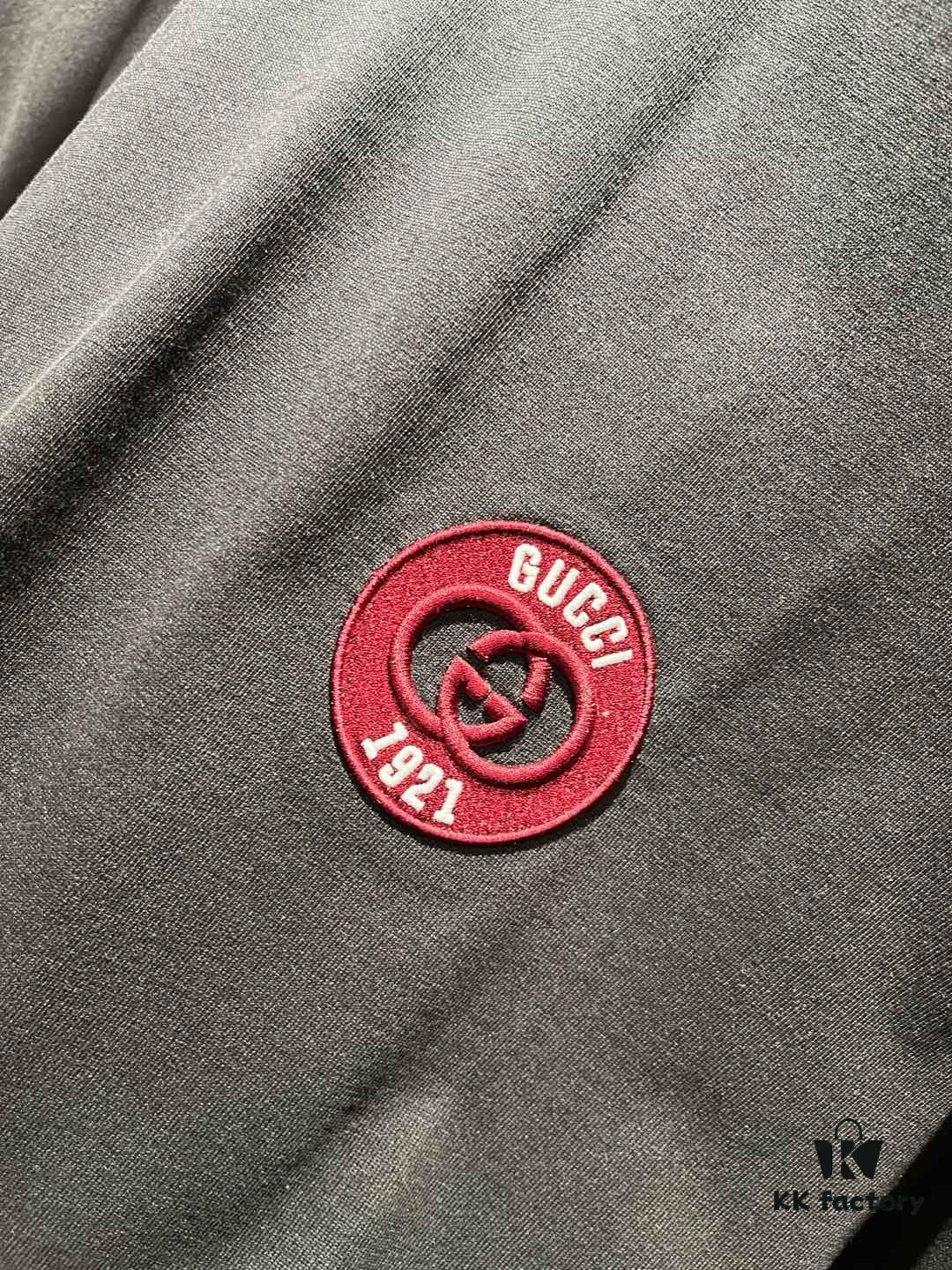 Gucc* 2025 Spring/Summer New Unisex Couple Casual Loose Cotton Round Neck Short Sleeve T-Shirt