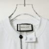 Gucci Vintage Double G Embroidered Pocket Short Sleeve T-Shirt Classic Unisex Casual Cotton Top