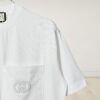 Gucci Vintage Double G Embroidered Pocket Short Sleeve T-Shirt Classic Unisex Casual Cotton Top