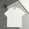 Gucci Double G Embroidered Pocket Short-Sleeve T-Shirt Classic Versatile Youthful Style