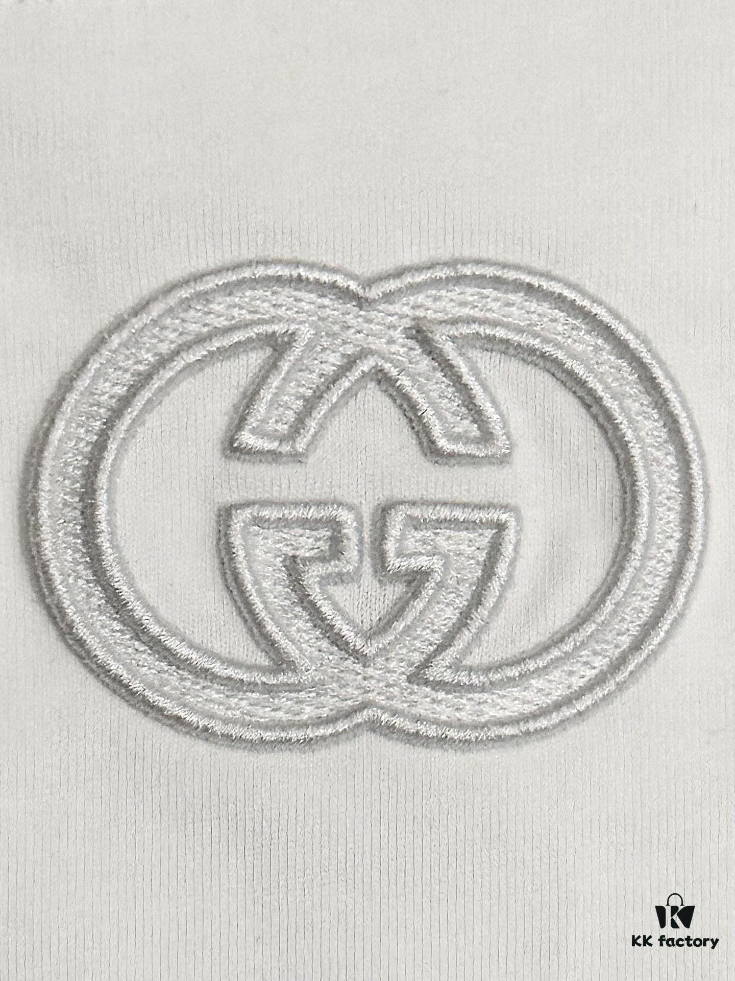 Gucci Double G Embroidered Pocket Short-Sleeve T-Shirt Classic Versatile Youthful Style