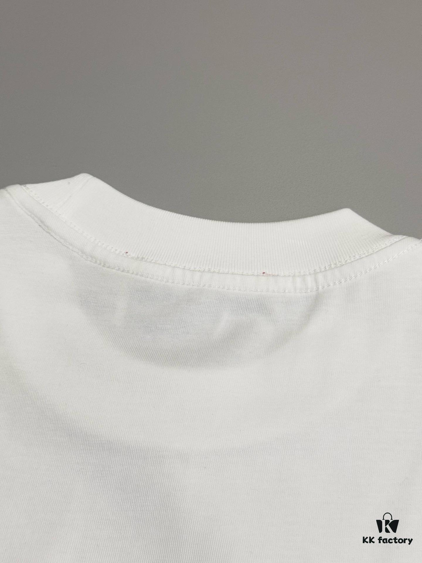 Gucci Double G Embroidered Pocket Short-Sleeve T-Shirt Classic Versatile Youthful Style