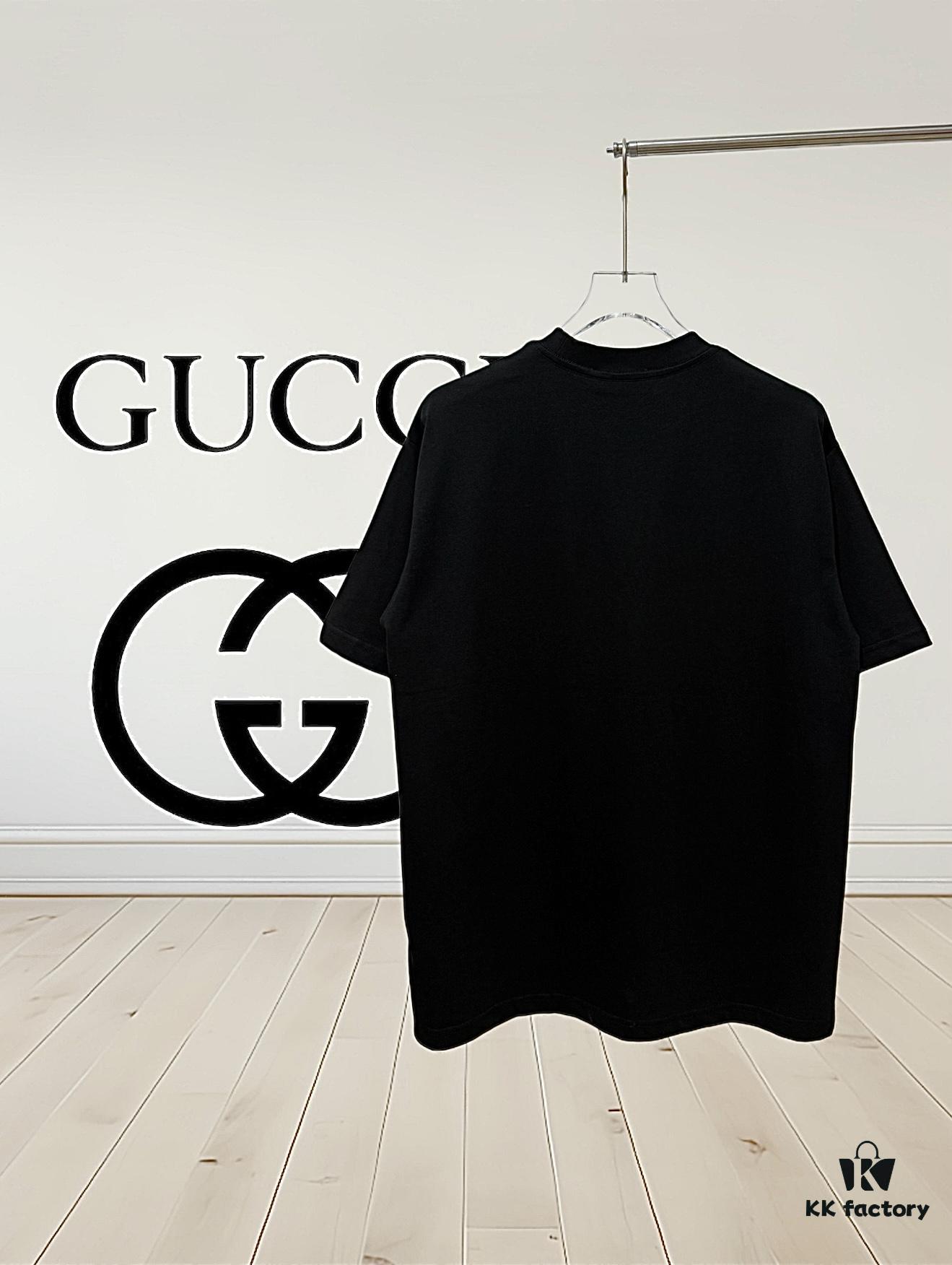 Gucci Logo Embroidered Patch Pocket Sleeveless T-Shirt Classic Stylish Youthful Cotton Top Unisex