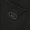 Gucci Logo Embroidered Patch Pocket Sleeveless T-Shirt Classic Stylish Youthful Cotton Top Unisex