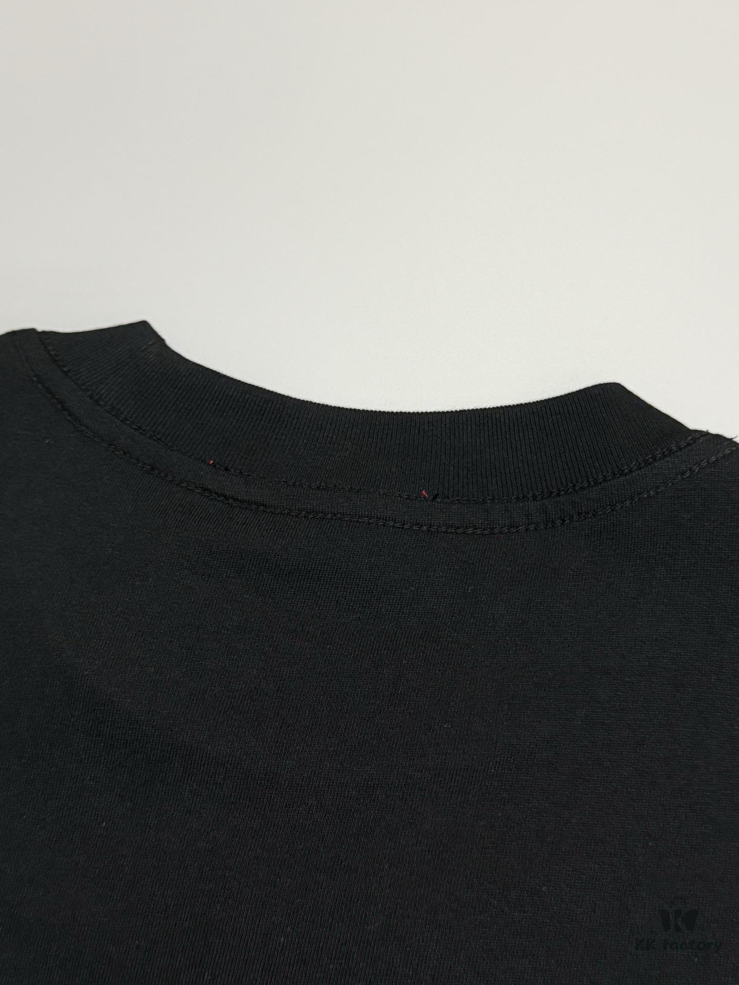 Gucci Classic Short-Sleeve T-Shirt with Double G Embroidered Patch and Pocket, Timeless Versatile Youthful Design