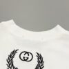 High-End Gucci Style Premium Jump Stitch Embroidered Round Neck Short Sleeve T-Shirt, 280g Double-Yarn High Gram Weight 100% Combed Cotton, Pre-Shrunk 1x1 Double Yarn Washed Fabric Resists Deformation, Unisex Design with Official Website Details, Front and Back Letter Logo Embroidery, Patch on Reverse, Complete Triple Labels, Moisture-Proof Paper Packaging, Distinct from Market Standard Goods, Comfortable Fit with OXs Silhouette