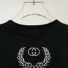 High-End Gucci Round Neck Short Sleeve T-Shirt with Front and Back High-Stitch Embroidered Logo, 280g Double-Yarn Premium Combed Cotton, Pre-Shrunk Washed Fabric, No Deformation, Unisex Design, Official Website Details, Three Labels Included, Moisture-Proof Paper Packaging, Distinct from Market Standard Products, Comfortable Fit with OXS Silhouette
