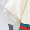 GUCCI Lapel Polo Shirt with Red and Green Logo Belt Design