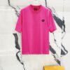 GUCCI Crew Neck Short Sleeve T-Shirt 320g with Embroidered Double G Logo