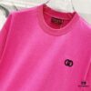 GUCCI Crew Neck Short Sleeve T-Shirt 320g with Embroidered Double G Logo