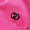 GUCCI Crew Neck Short Sleeve T-Shirt 320g with Embroidered Double G Logo