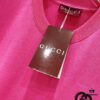 GUCCI Crew Neck Short Sleeve T-Shirt 320g with Embroidered Double G Logo
