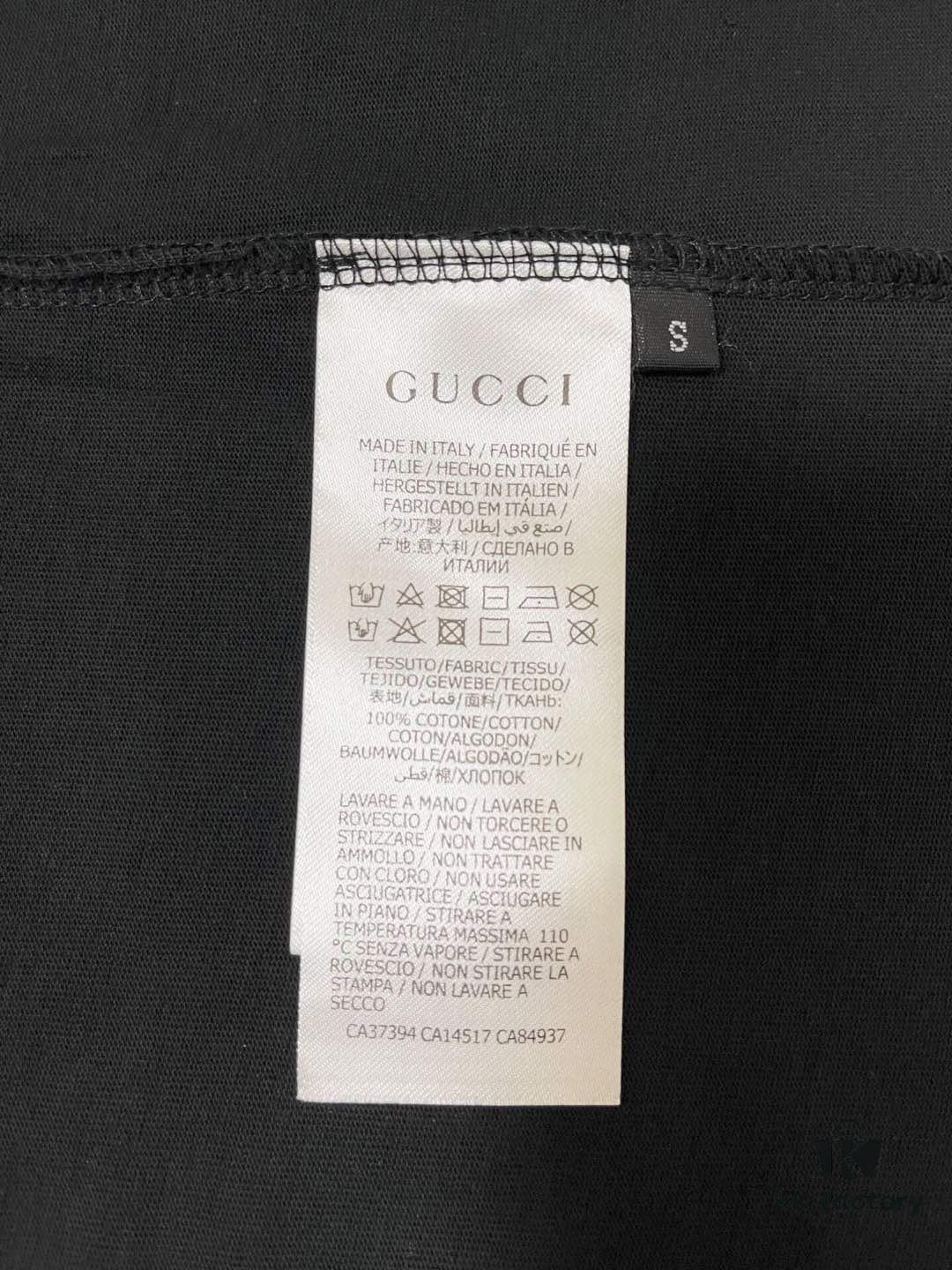 GUCCI New Arrival Letter Two-Tone Double G Print T-Shirt