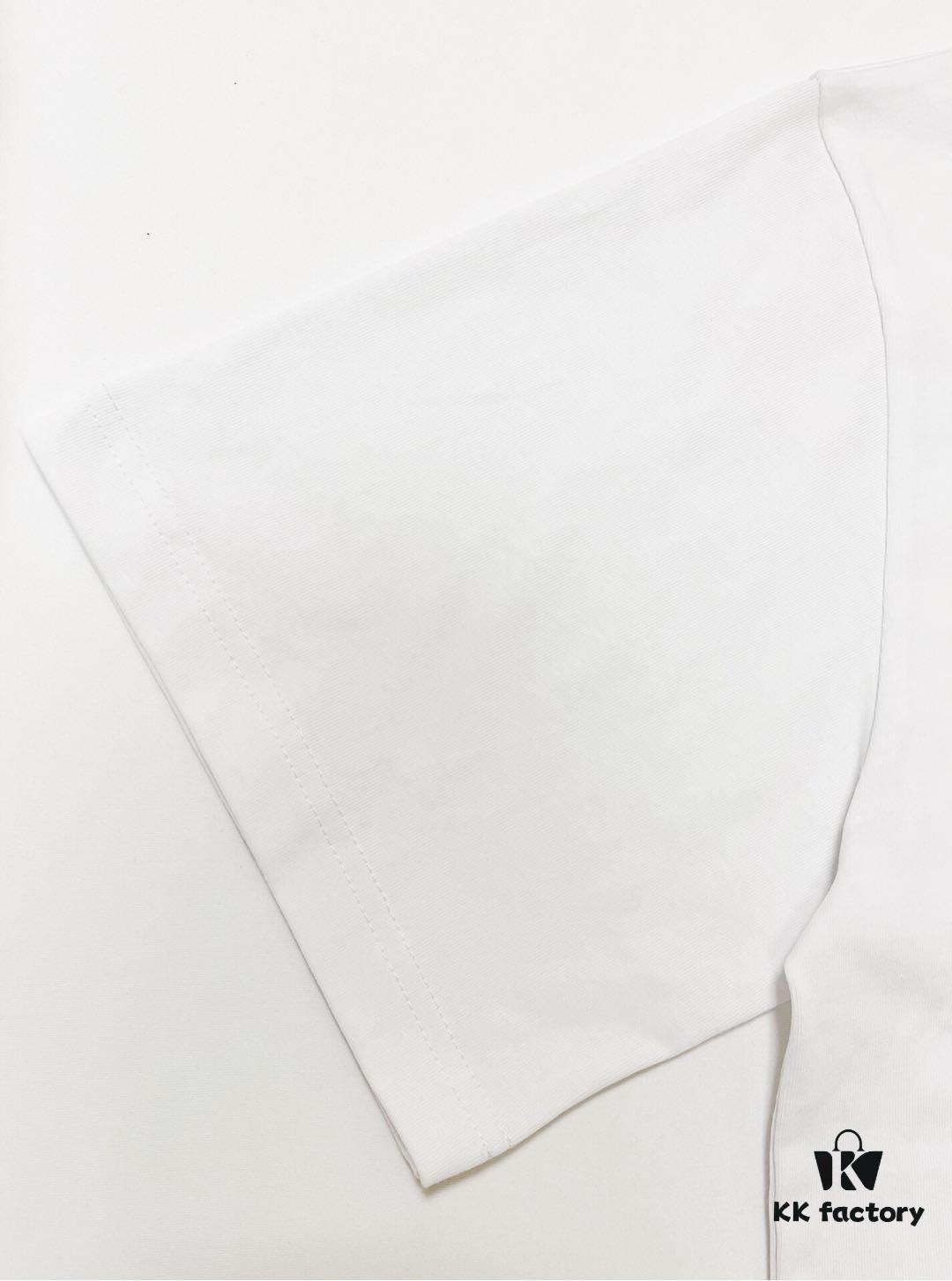 GUCCI New Arrival Letter Color-Block Print T-Shirt