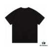 2025 Summer New Arrival Gucci Collaborative Balenciaga Striped Code Letter Logo Print 300g Combed Cotton Crew Neck Short Sleeve T-Shirt Unisex