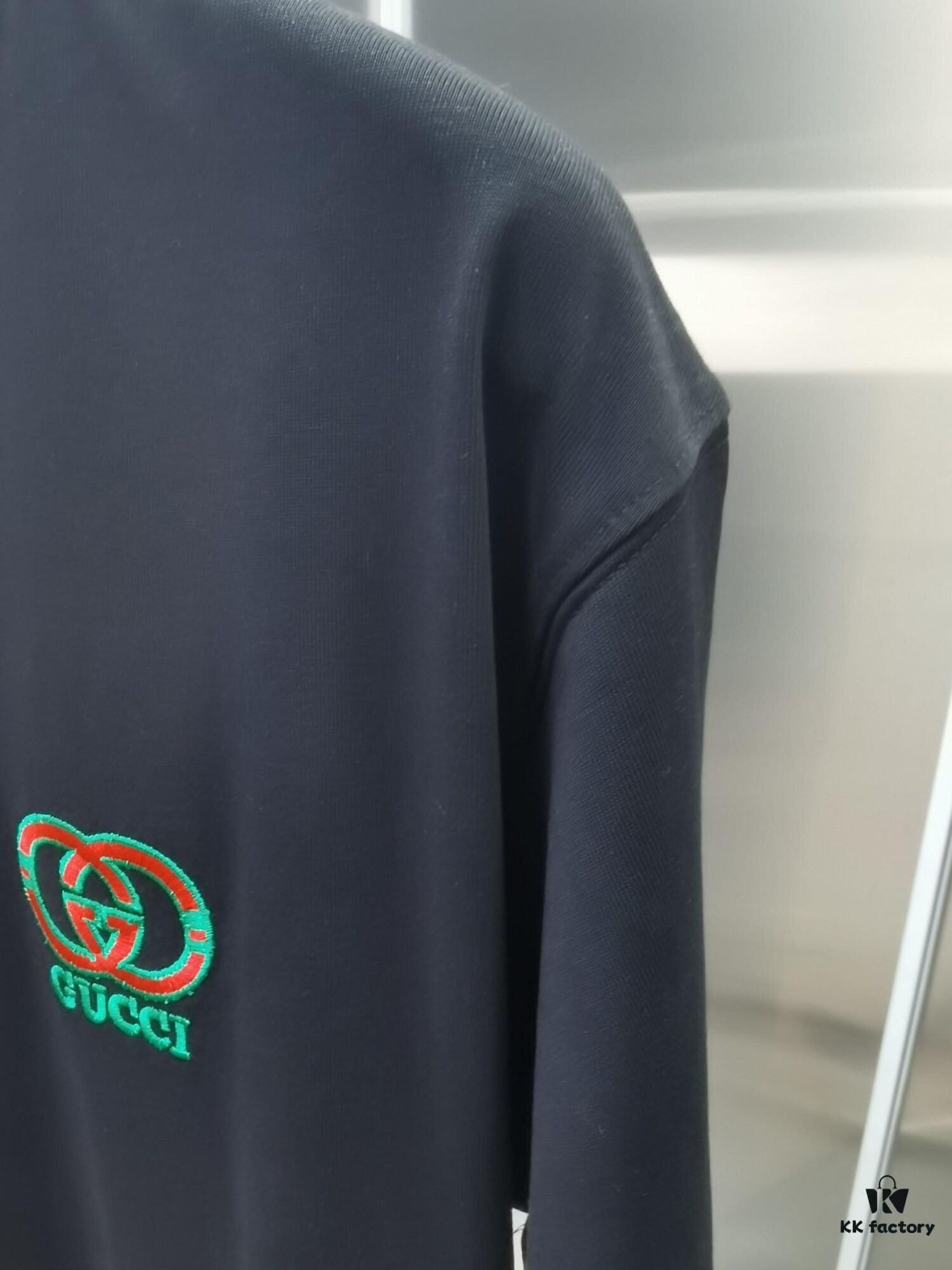 Gucci Embroidered Short Sleeve T-Shirt (Top Quality Version, Different from Common Stock)