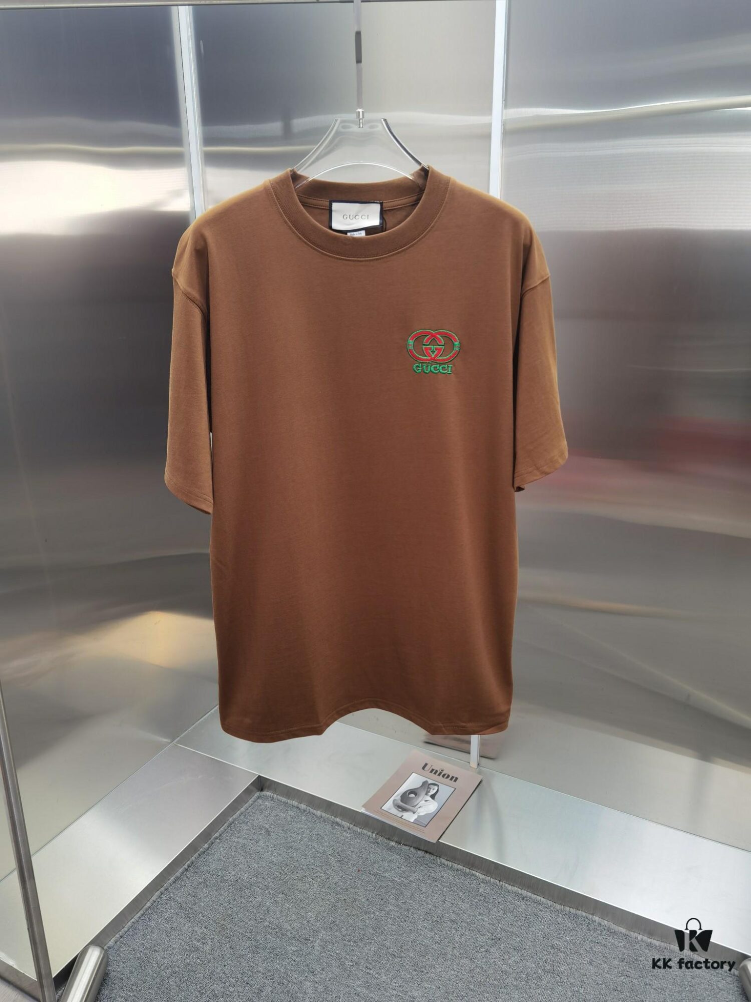 Gucci Embroidered Short Sleeve T-Shirt (Top Quality Version, Different from Standard Stock)