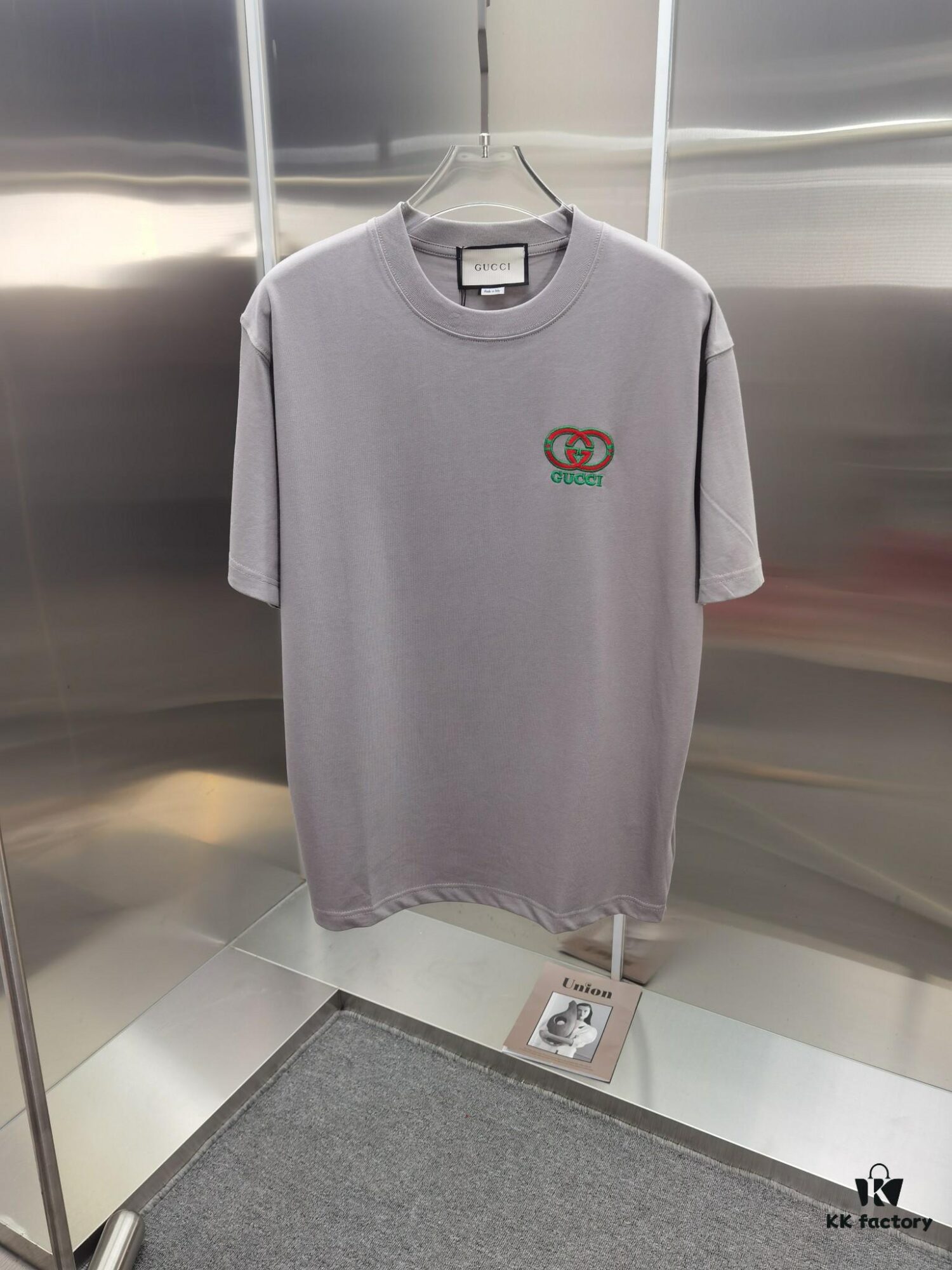Gucci Embroidered Short Sleeve T-Shirt (Top Quality Version, Different from Standard)