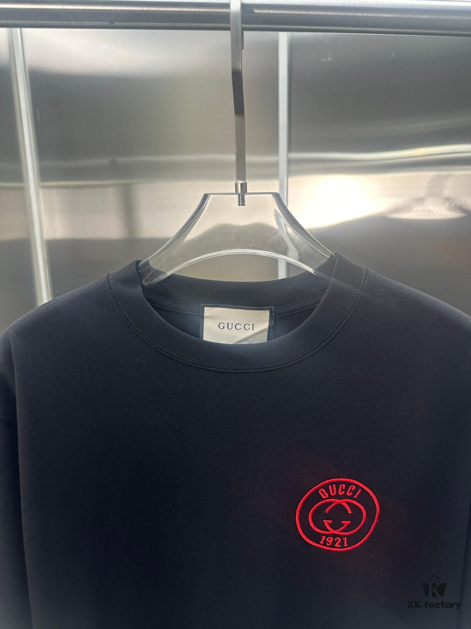 Gucci Embroidered Short Sleeve T-Shirt (Top Quality Version, Different from Standard Stock)