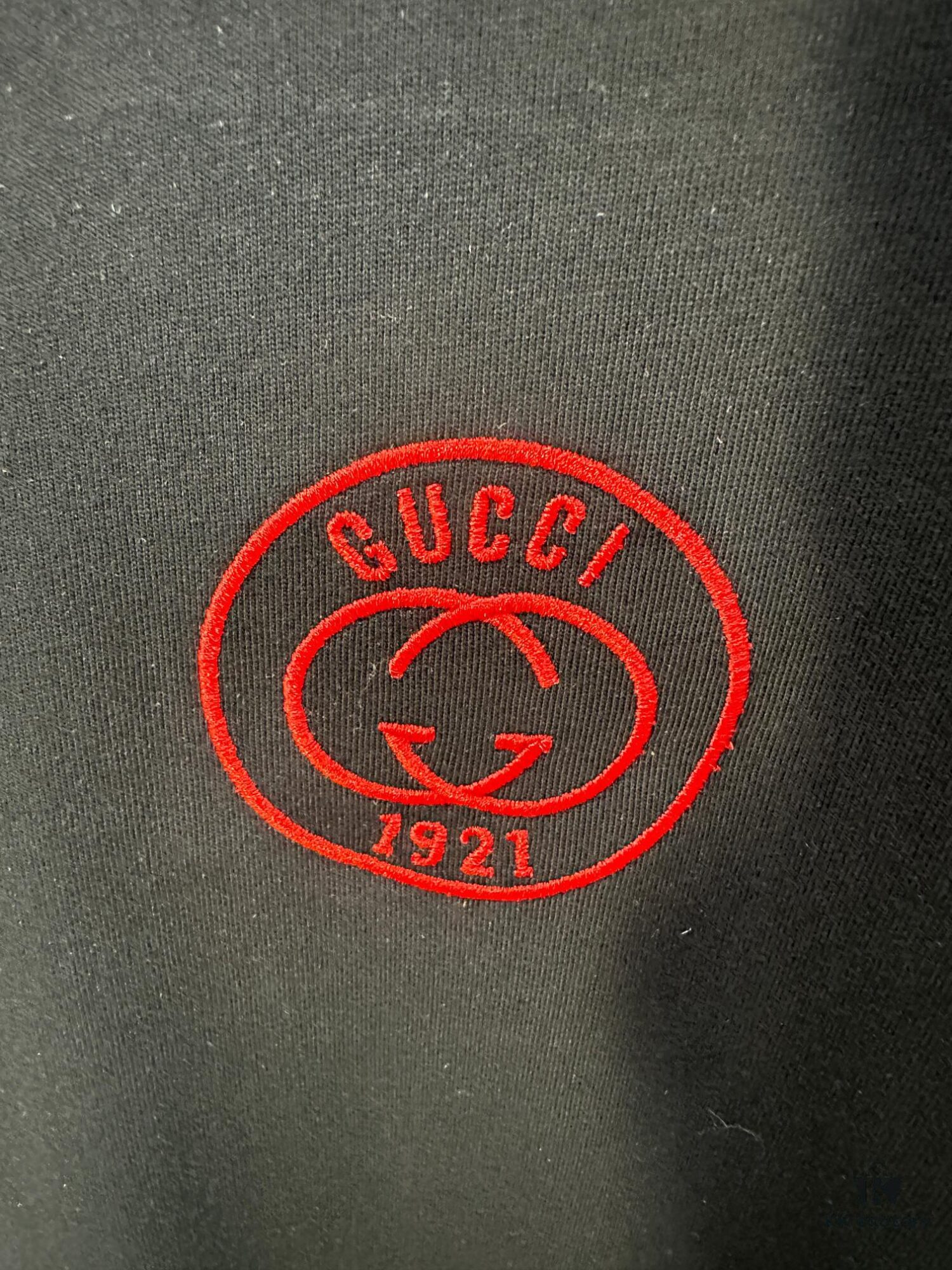 Gucci Embroidered Short Sleeve T-Shirt (Top Quality Version, Different from Standard Stock)