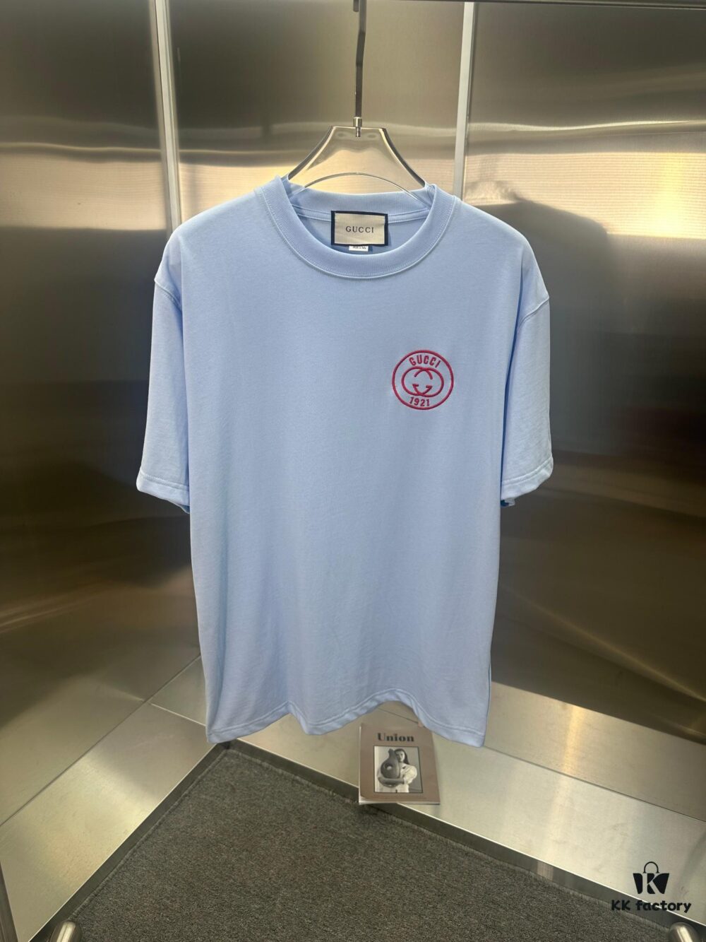 Gucci Embroidered Short Sleeve T-Shirt (Top Quality Version, Different from Standard Stock)