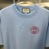 Gucci Embroidered Short Sleeve T-Shirt (Top Quality Version, Different from Standard Stock)