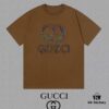 GUCCI 25SS Master-Designed New Arrival Printed Round-Neck Short-Sleeve T-Shirt, 300g