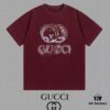 GUCCI 25SS Master-Designed New Arrival Printed Round-Neck Short-Sleeve T-Shirt 300g