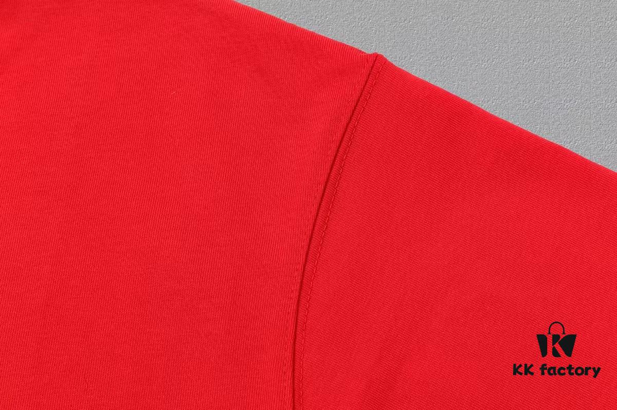 LOE Loewe 25SS Master-Designed Brand New Printed Round-Neck Short-Sleeve T-Shirt