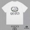 GUCCI Gucci 25SS Master-Designed New Arrival Printed Round-Neck Short-Sleeve T-Shirt 300g
