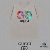 GUCCI 25SS Master-Designed Brand New Fashion Print Round-Neck Short-Sleeve T-Shirt, 300g