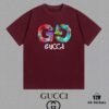 GUCCI 25SS Master-Designed New Arrival Printed Round-Neck Short-Sleeve T-Shirt 300g
