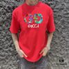 GUCCI 25SS Master-Designed New Arrival Printed Crew Neck Short Sleeve T-Shirt 300g